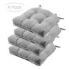 Basic Beyond Chair Cushions for Dining Chairs 4 Pack, Memory