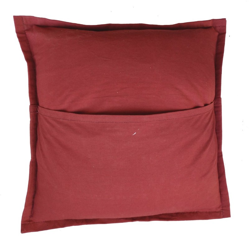 Rastogi Handicrafts Decorative Throw Pillow Cases, Embroidered Cotton Cushion Cover