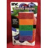 Inc 5 PK Of FRUIT SCENTED ERASERS BY INC Grape