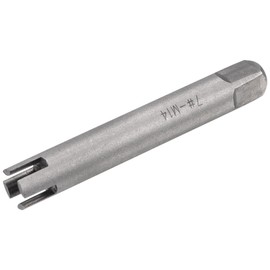 uxcell Tap Extractors M14 / 9/16" (Metric/Inch), 4 Flutes Broken Stripped Screw Thread Tap Remover High Carbon Steel Tool