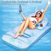 Large Inflatable Swim Tube for Water Activities Pool Toy TD17 Blue 5ea