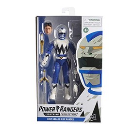 Power Rangers Lightning Collection Lost Galaxy Blue Ranger - Figura de acción Coleccionable Premium de 6 Pulgadas con Accesorios