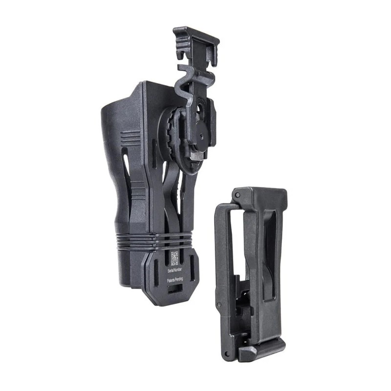 NITECORE Hard Shell Flashlight Holster, X-CARRY Quick-Draw Universal Rotary for