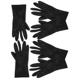 FOMIYES 2sets Hair Dyeing Gloves Washable Barber Gloves for Hair Coloring for Women Men Size l 3pairs*2