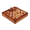 Wooden Magnetic Top-Up Travel Chess Set - 10" Square