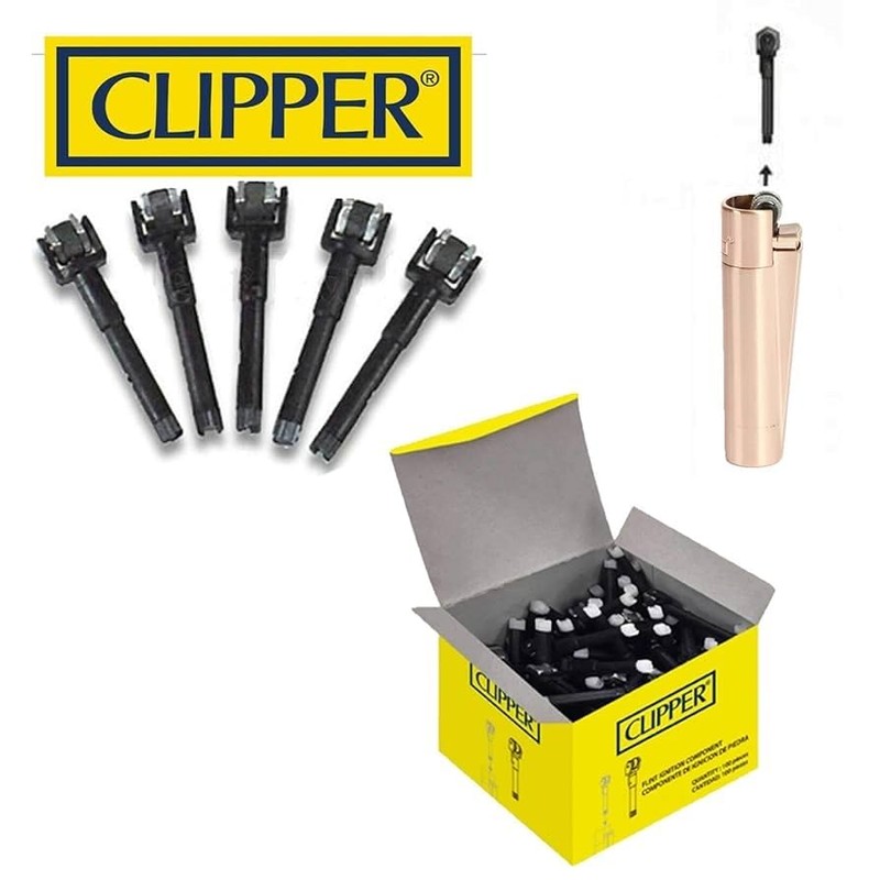 Clipper Flint, stelo ruota di ricambio per accendino, pietra focaia