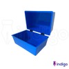 indigo® Office Index Record Card Box Filing Box With Coloured