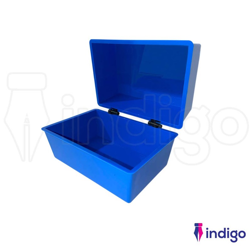indigo® Office Index Record Card Box Filing Box With Coloured