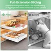 2Pack Pull out Cabinet Organizer, 21"Deep, Heavy Duty Full-extension Slide