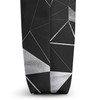 Black and White Geometric Filled Empty Triangles Abstract Tote Bag