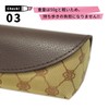 CHARMANT SH430 Lightweight Monogram Glasses Case, Luxury, Compact, Stylish, Cute,