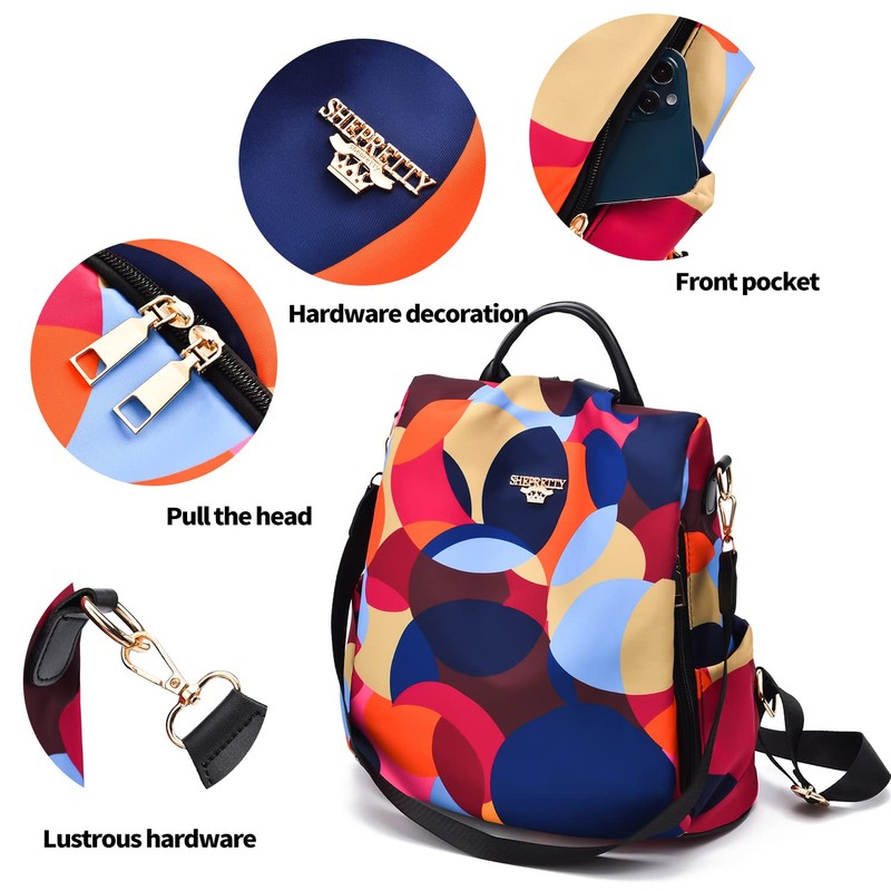 shepretty Women's Backpacks Anti-Theft Rucksack Shoulder Bags,0299-f