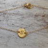Initial Disk Anklet 14k Gold Filled Anklet