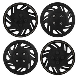 ECCPP Universal Wheel Rim Cover (Set of 4) Hub Caps Fits for Toyota for Nissan for Mazda Most Car Truck SUV 13" OEM Replacement