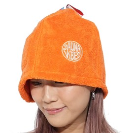 SAUNA VIBES Sauna Hat, Available in 11 Colors, Popular with Women, Prevents Blurring of Hair, Prevents Damaging of Hair, Imabari Towel, Key Pocket, Men's, Women's, Sauna Vibes, orange