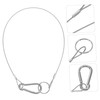 ULTECHNOVO 6-Pack Stainless Steel Tethers Wire-Rope Lanyard Safety Rope for