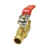 Joywayus 1/2 Inch PEX Brass Ball Valve for Hot and