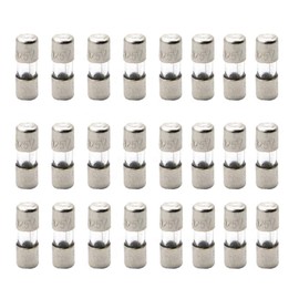 25 Pack Christmas Mini Light Fuses 3 Amp 125V 3.6x10mm, Replacement Fuse for LED and Mini String Lights