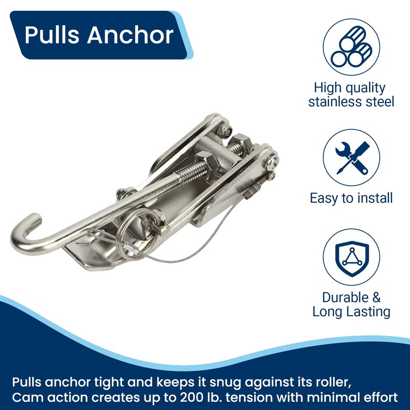 asdmm Boat Anchor Chain Tension Retainer - Marine Anchoring Rode