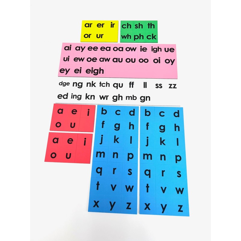Foam Phonics Elementary Magnet Set with Folding Board Made in