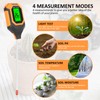4-in-1 Soil Moisture Meter Digital PH Meter/Soil Moisture/Plant Temperature/Sunlight Intensity,