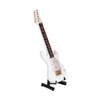 Minature Electric Guitar Wooden Mini Instrument Model Suitable for Gifts