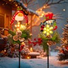 Tryme Solar Christmas Garden Lights - Outdoor Decorations Snowman &
