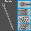 160 Piece Split Pin Assortment Stainless Steel Cotter Pin Set,
