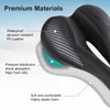 Bicycle Saddle Men Women Comfortable Soft Gel Memory Foam Ergonomic