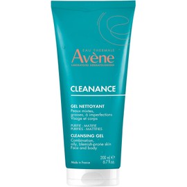 Avène Cleanance, Gel Limpiador para Piel Grasa, 400ml