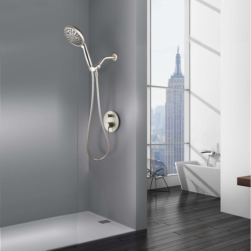 High Pressure Handheld Shower Head, 10-Setting Showerhead, 4.7”Detachable Showerhead Set
