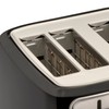 Toastmaster 4-Slice Cool Touch Toaster, Black with Stainless