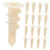ULTECHNOVO 20pcs Plasterboard Expansion Tubes Plastic Fixing for Easy Wall
