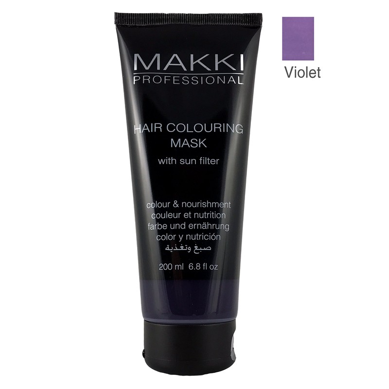 Makki Semi-Permanent Hair Colouring Mask Colour and Nutrition Purple/Violet