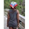 Original Haiti Haitian Flag Bandana Head Wrap Scarf Designed by