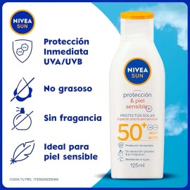 Protector Solar Corporal Nivea Sun Protección & Piel Sensibl