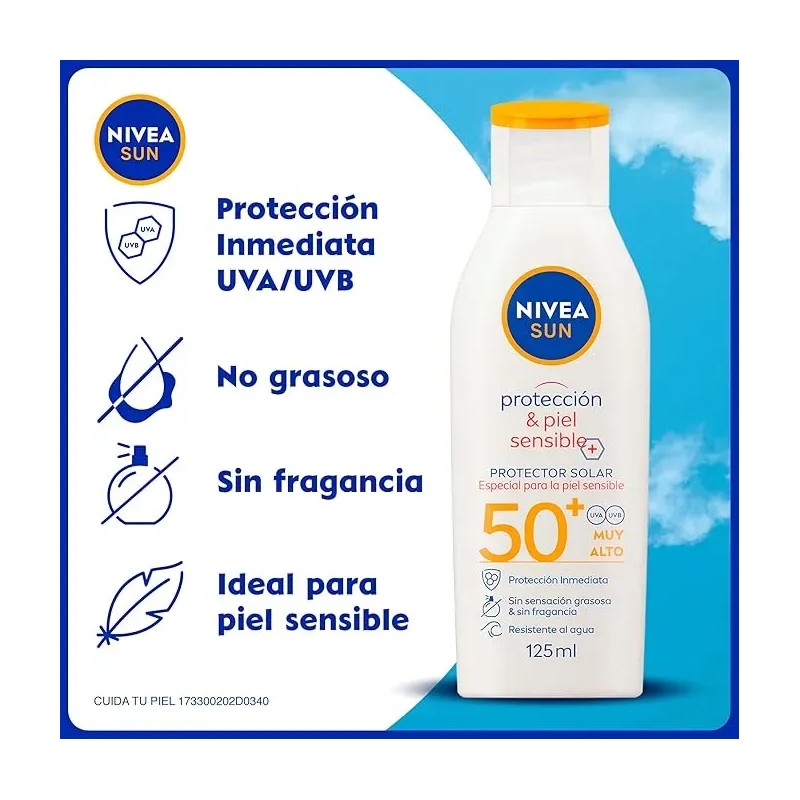 Protector Solar Corporal Nivea Sun Protección & Piel Sensibl
