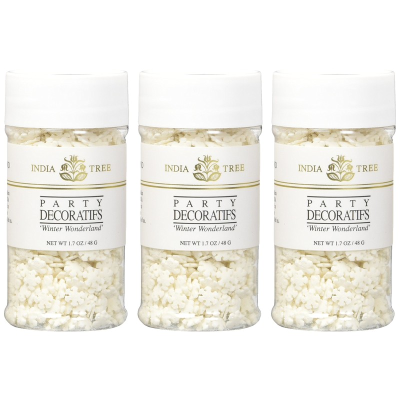 India Tree Winter Wonderland Decoratifs, 1.7 oz (Pack of 3)