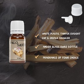 Aroma Depot Essential Oil 10ml Palo Santo Scented Oil I Premium Grade Fragrance Oil for, Massage, Candle & Soap Making I Natural Aromatherapy Oil for Home Diffusers I Fragrance DIY-10ml