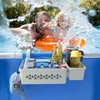 AROMUJOY Pool Storage Basket, Hanging Pool Side Basket, Multifunctional Pool