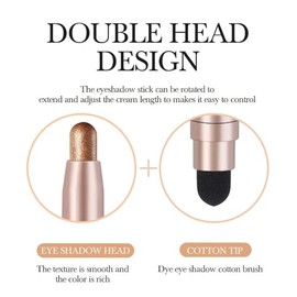 Juego de Barras de Sombra de Ojos, 6 Piezas de Lápiz de Sombra de Ojos, Resistente al Agua, Mate, Brillo, Colores Tierra Arcoíris, Kit de Maquillaje de Altamente Pigmentado para Mujeres y Niñas