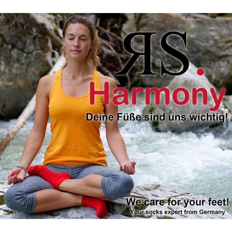 RS. Harmony Socks without elastic waistband for women, many plain