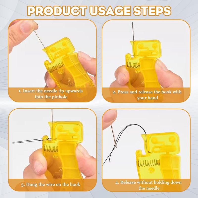 HORREX Automatic Needle Threader Threader for Needles Threading Aid for