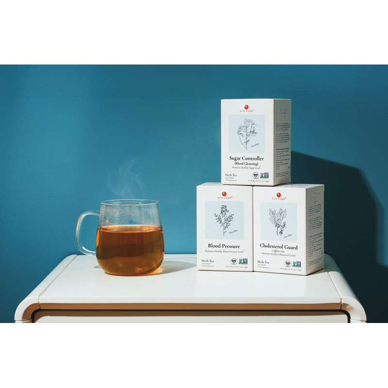 Health King Sugar Controller Herb Tea, Teabags, 20-Count Box (Pack
