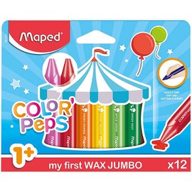 MapedColor'Peps My First Jumbo Wax Crayons (Age 2+)