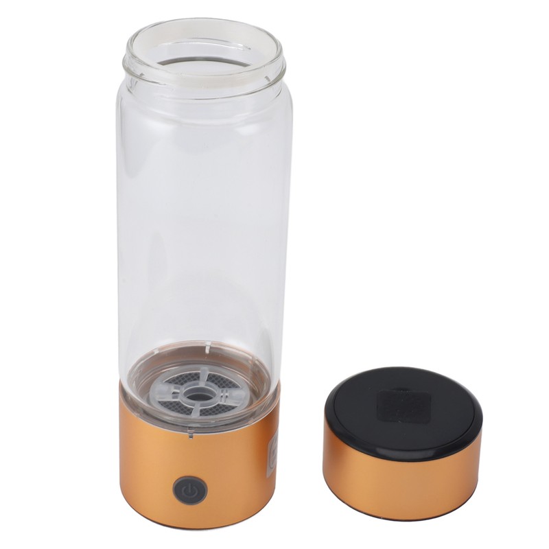 Hydrogen Water Bottle Portable 410ml Hydrogen Rich Water Glass Cup