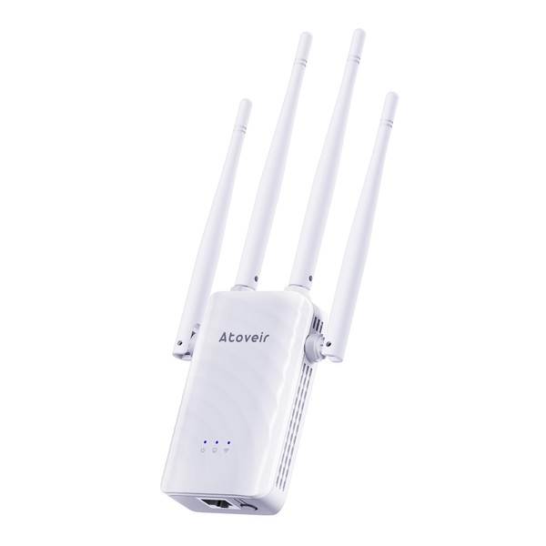 WiFi Extender with Ethernet Port, Atoveir Stable WiFi Repeater for