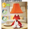 Fox Lamp for Boys Girls Room w LED Bulb, Animal