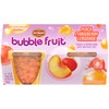 DEL MONTE BUBBLE FRUIT CUP Snacks, Peach Strawberry Lemonade, (4