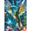 GDYEEH 5D Hummingbird Diamond Painting Pictures, DIY Bird Flowers Diamond Art Painting Kits, Fantasy Diamond Painting Set for Adults Beginners, Diamond Painting Art by Numbers for Home Decor 30 x 40